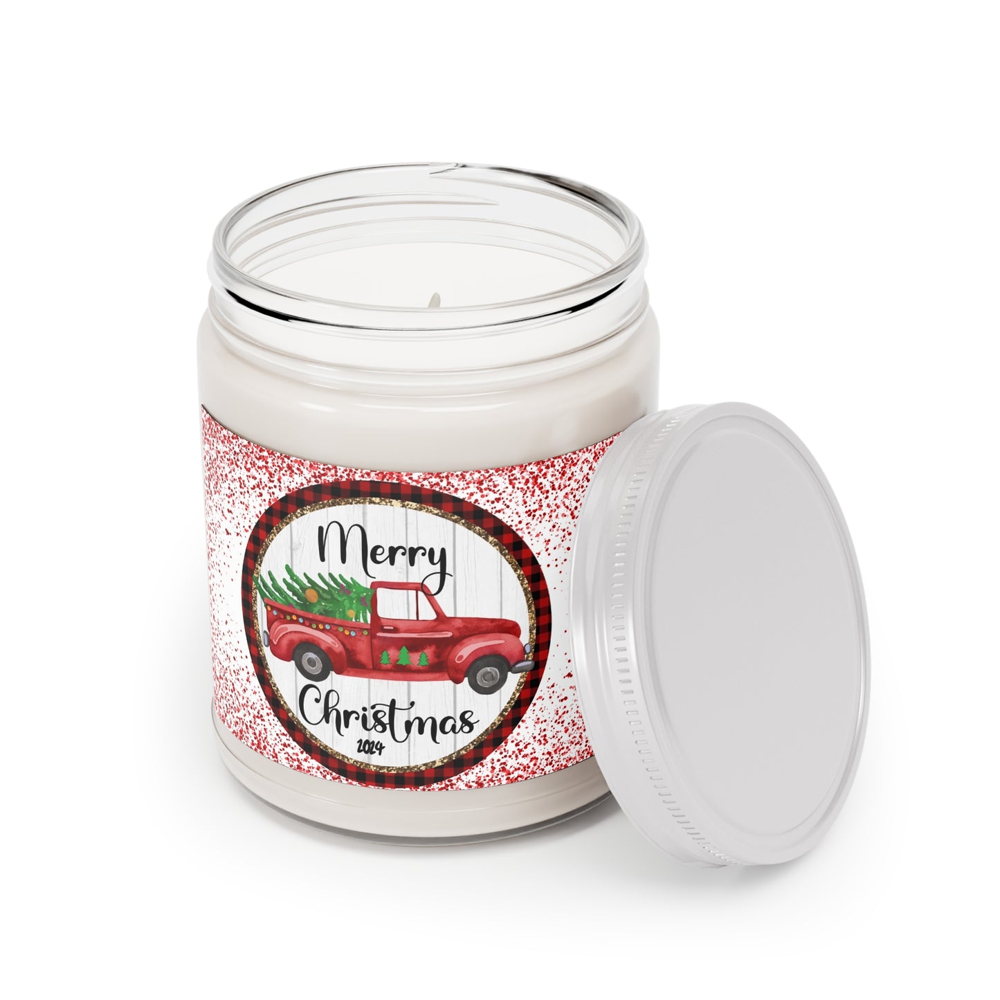 2024 Little Red Truck Christmas Scented Candles, 9oz