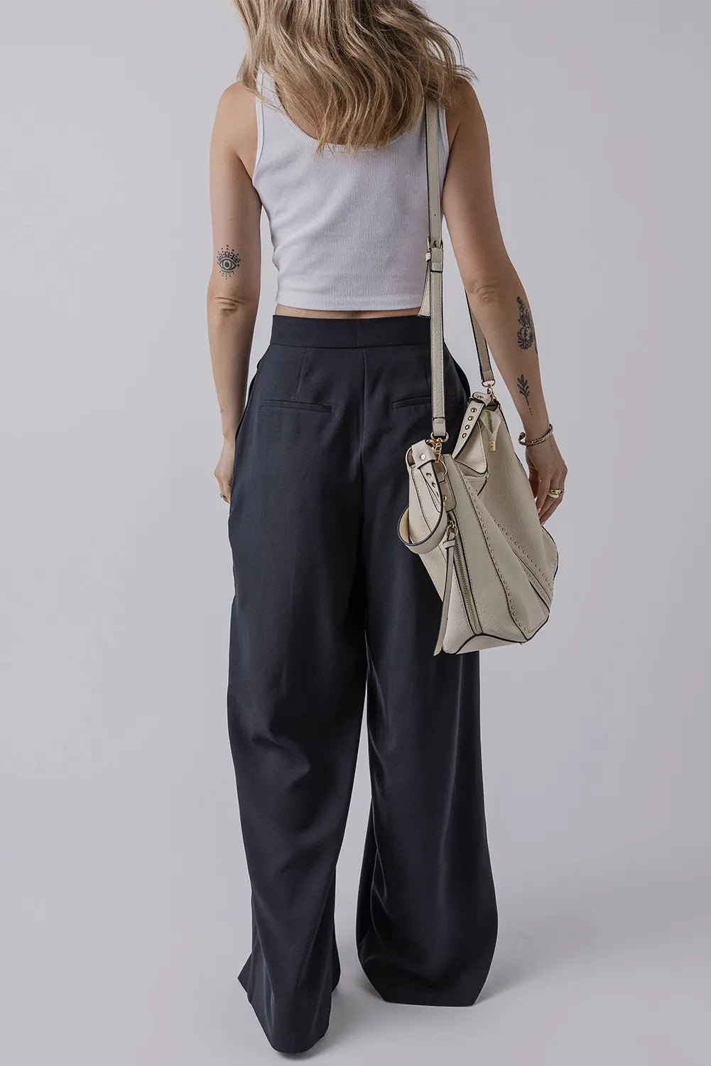 Wide Leg Pants with Pockets