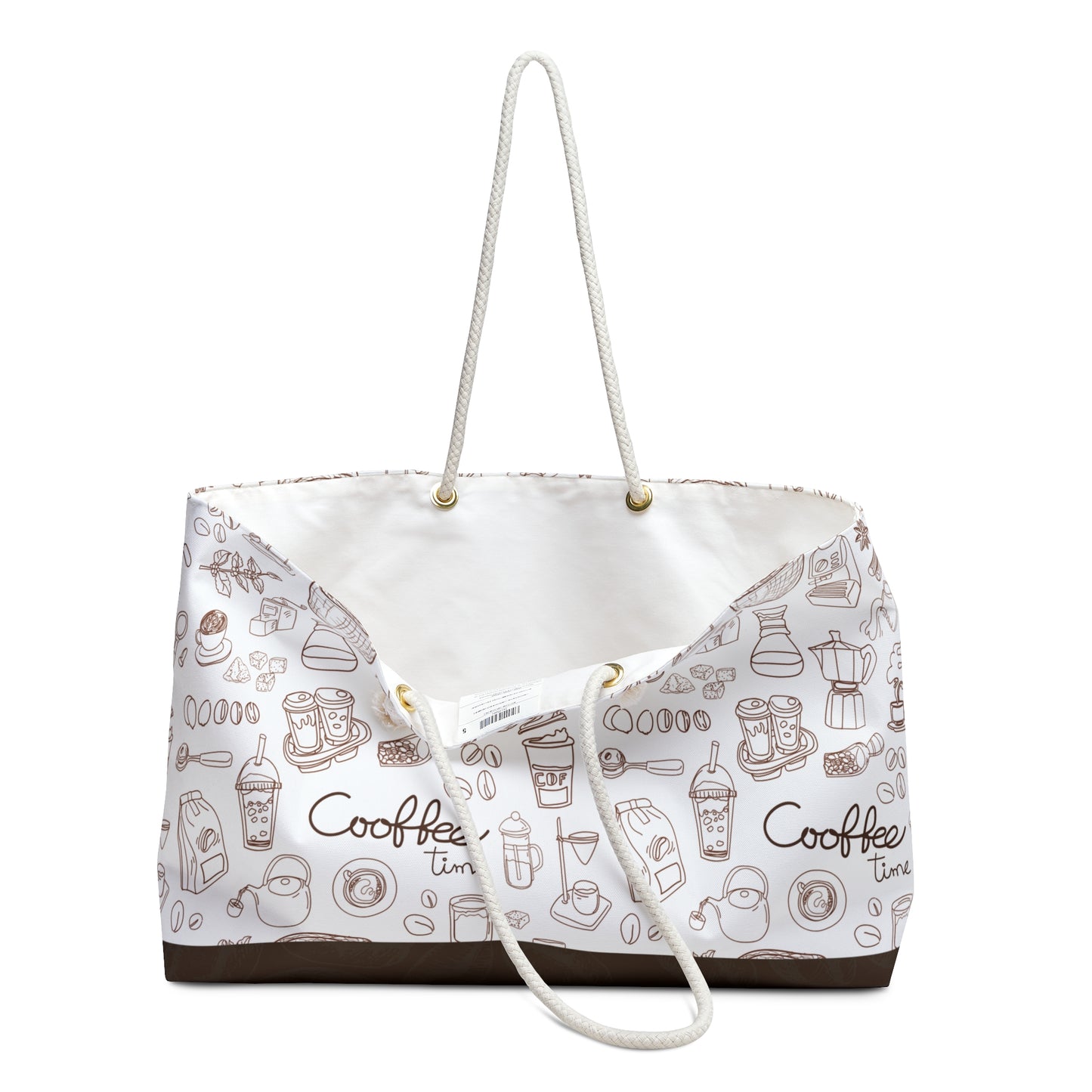 Coffee Time Weekender Bag