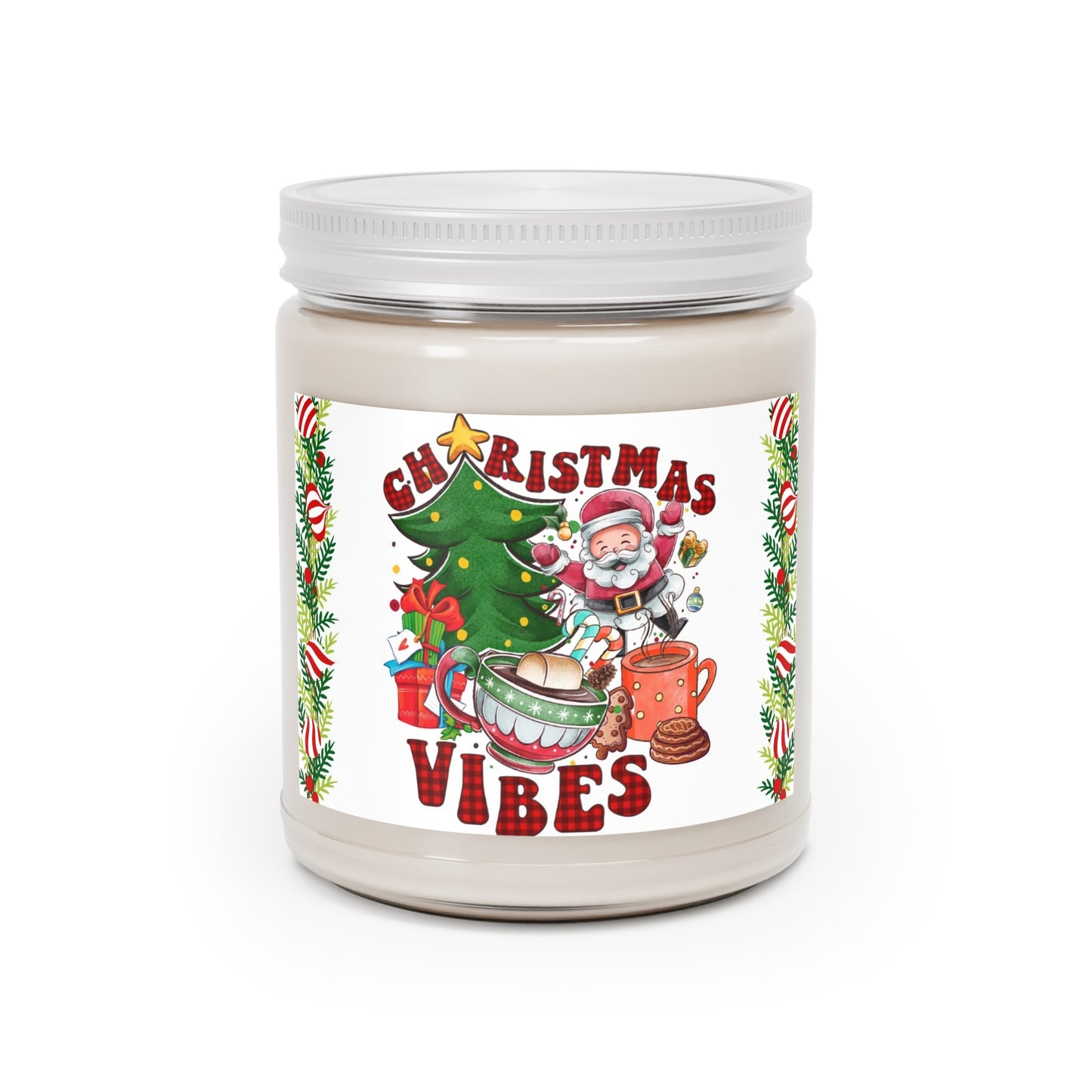 Christmas Vibes Scented Candles, 9oz