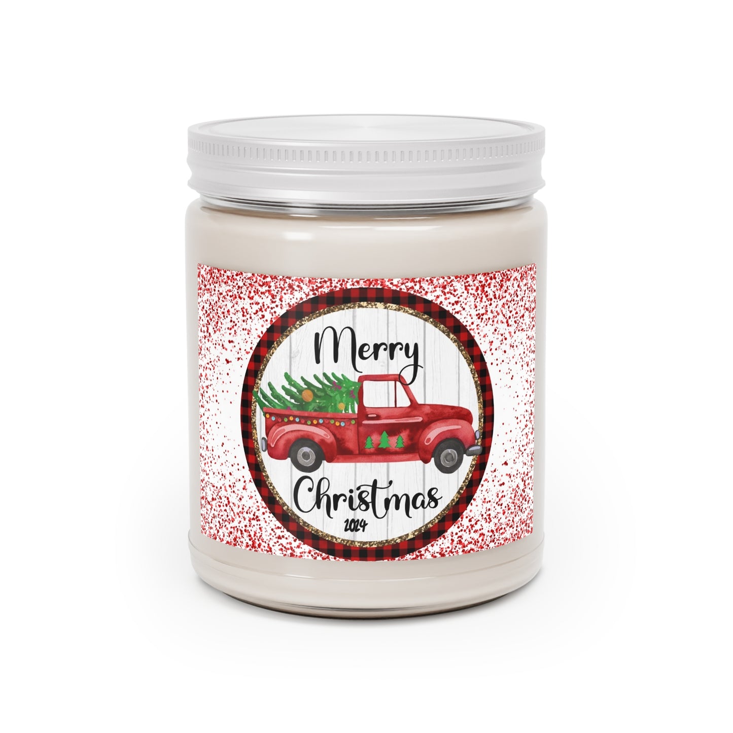 2024 Little Red Truck Christmas Scented Candles, 9oz