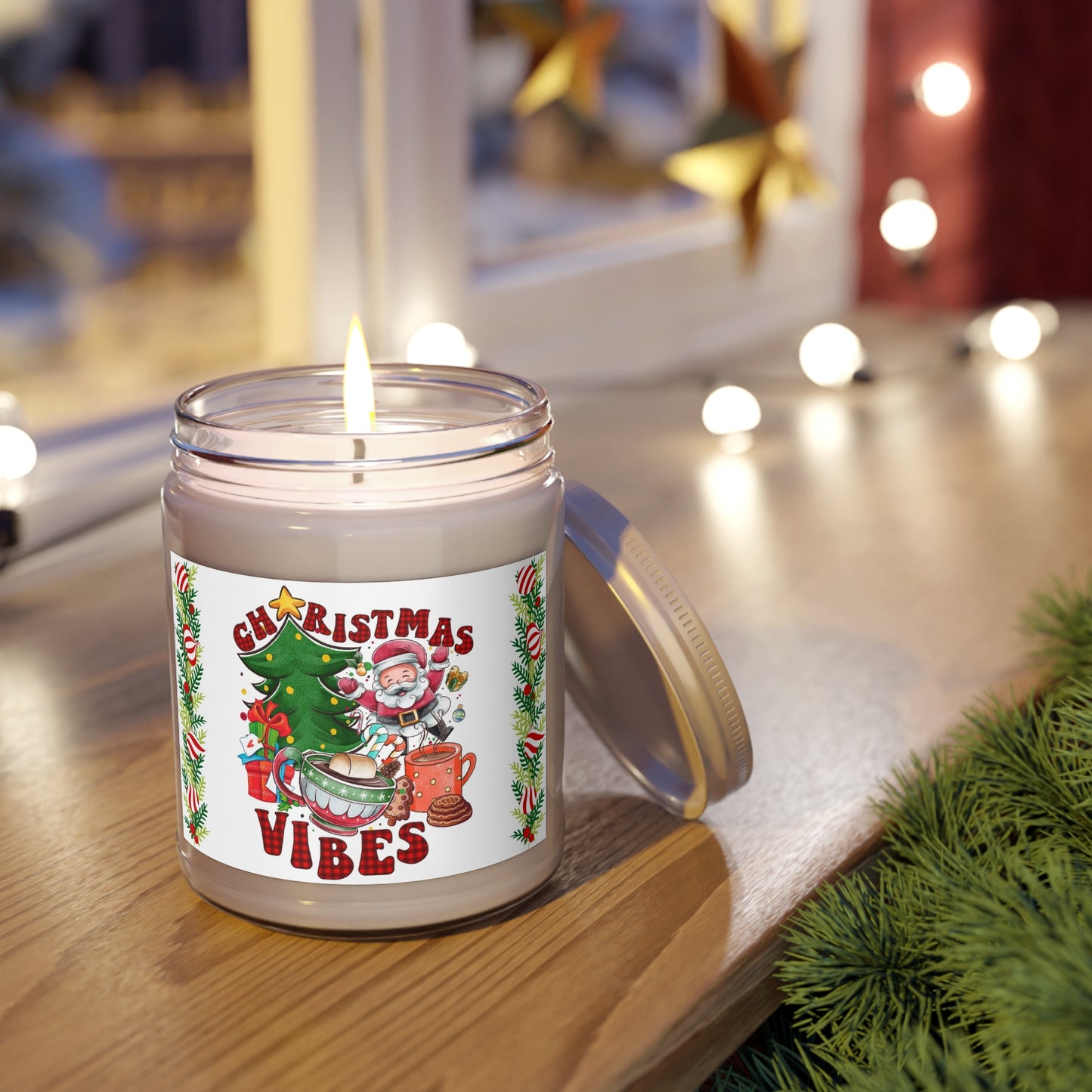 Christmas Vibes Scented Candles, 9oz