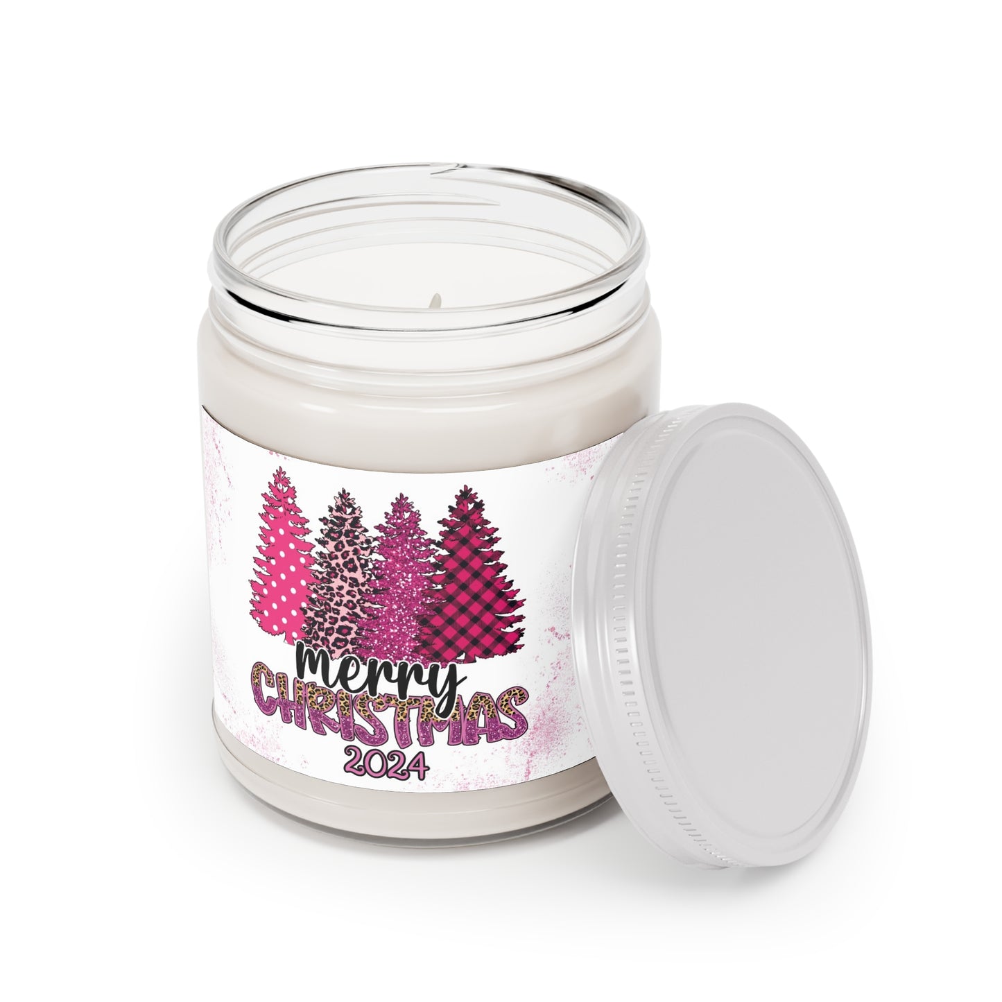 Pink Christmas Trees Scented Candles, 9oz